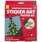 Little Yellow Bicycle: Christmas Countdown Sticker Art Poster Kit - Fun Holiday-Themed Sticker Art, Family-Friendly Activity, Kid & Adult Craft Set